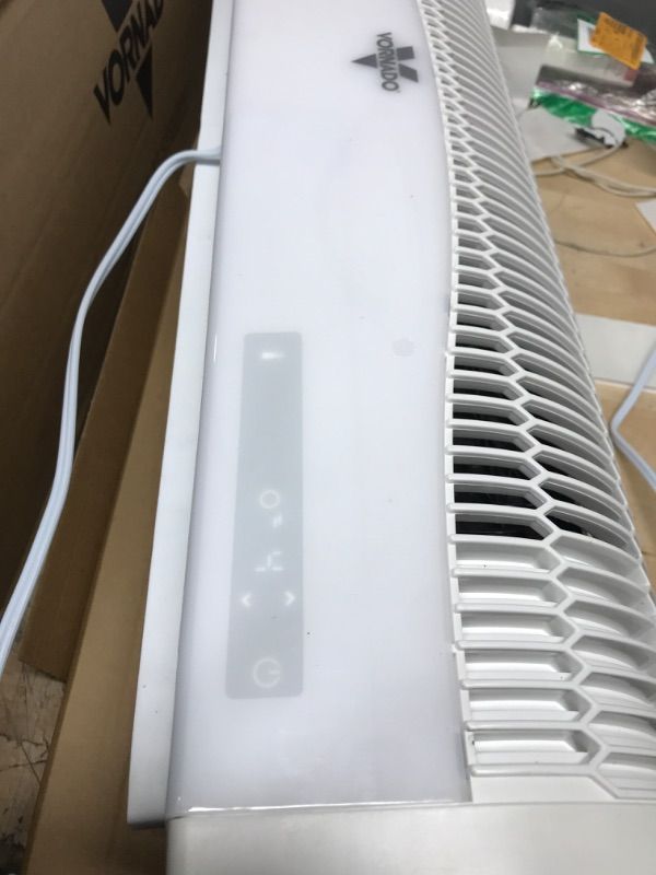 Photo 2 of **PARTS ONLY** 
Vornado TRANSOM Window Fan with 4 Speeds, Remote Control, Reversible Exhaust Mode, Weather Resistant Case, Whole Room, White