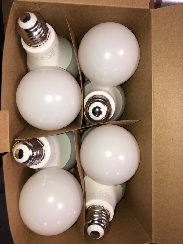 Photo 2 of 100-Watt Equivalent A19 CEC Rated LED Light Bulb Soft White (8-Pack)