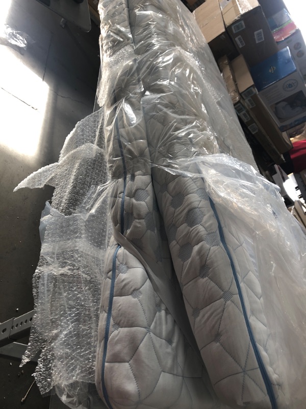 Photo 3 of Sleepmax Memory Foam Mattress Topper, Mattress Topper Full 4 Inch Gel Infused Cooling Foam Mattress Topper Firm Bed Topper with Removable Cover, CertiPUR-US Certified
