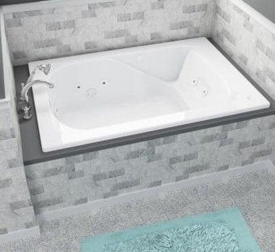 Photo 1 of American Standard Everclean Whirlpool Bathtub Tub Deep 60x36" White 2771lc.020
