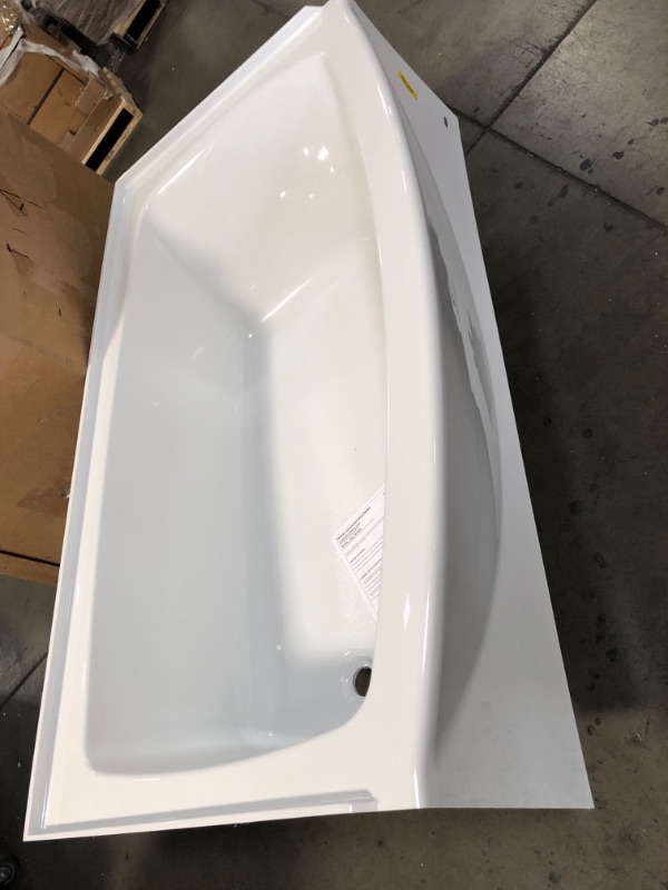 Photo 2 of American Standard Ovation 60 in. Right Drain Bathtub in Arctic White