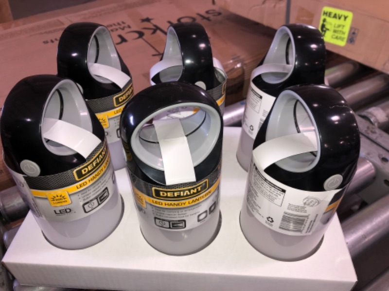 Photo 2 of Defiant 300 Lumens Handy Lantern in Grey - 
6 pack 