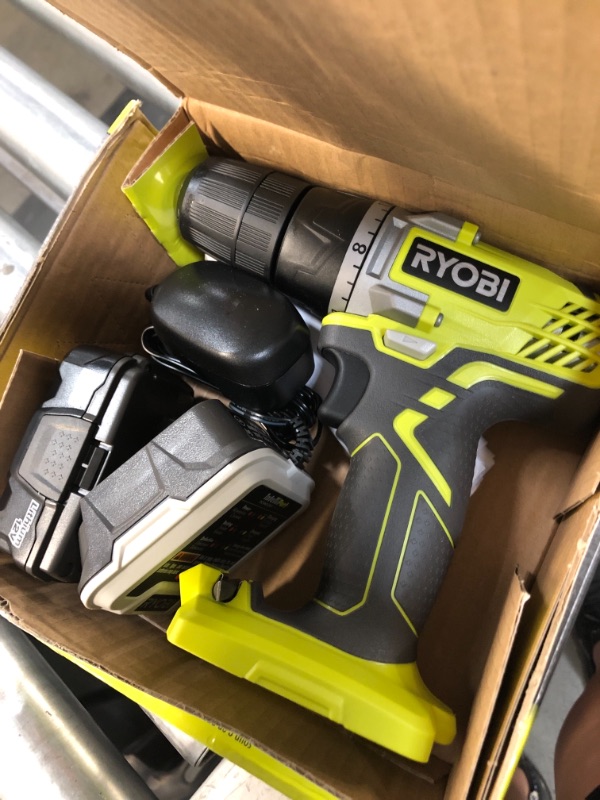 Photo 5 of RYOBI 12-Volt Lithium-Ion Cordless 3/8 in. Drill/Driver Kit with 12-Volt Battery and Charger
