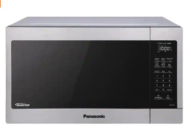 Photo 1 of 

Panasonic 1.6 cu. ft. Countertop Microwave in Stainless Steel Built-In Capable with Inverter Technology and Genius Sensor Cooking