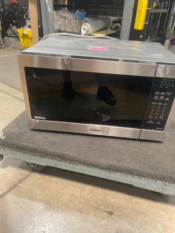 Photo 1 of ***PARTS ONLY*** Panasonic 1.6 cu. ft. Countertop Microwave in Stainless Steel Built-In Capable with Inverter Technology and Genius Sensor Cooking