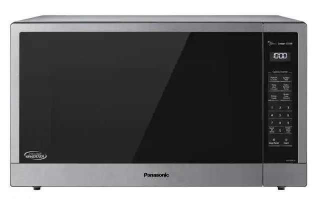 Photo 1 of 
Panasonic 1.6 cu. ft. Countertop Microwave in Stainless Steel Built-In Capable with Inverter Technology and Genius Sensor Cooking