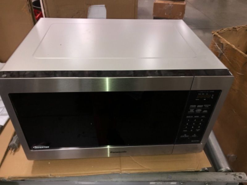 Photo 2 of 
Panasonic 1.6 cu. ft. Countertop Microwave in Stainless Steel Built-In Capable with Inverter Technology and Genius Sensor Cooking