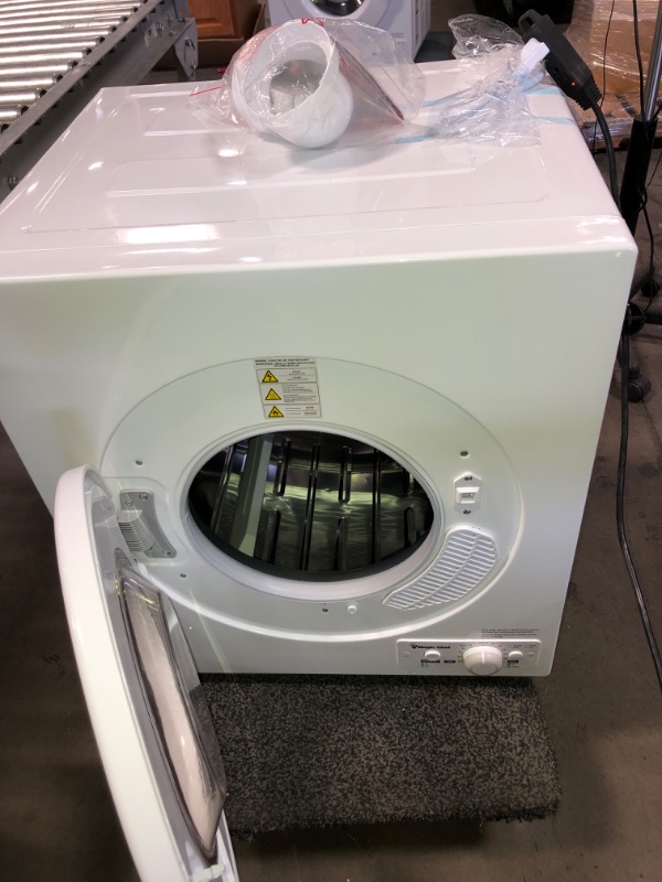 Photo 11 of Magic Chef 3.5 cu. ft. White Compact Electric Dryer