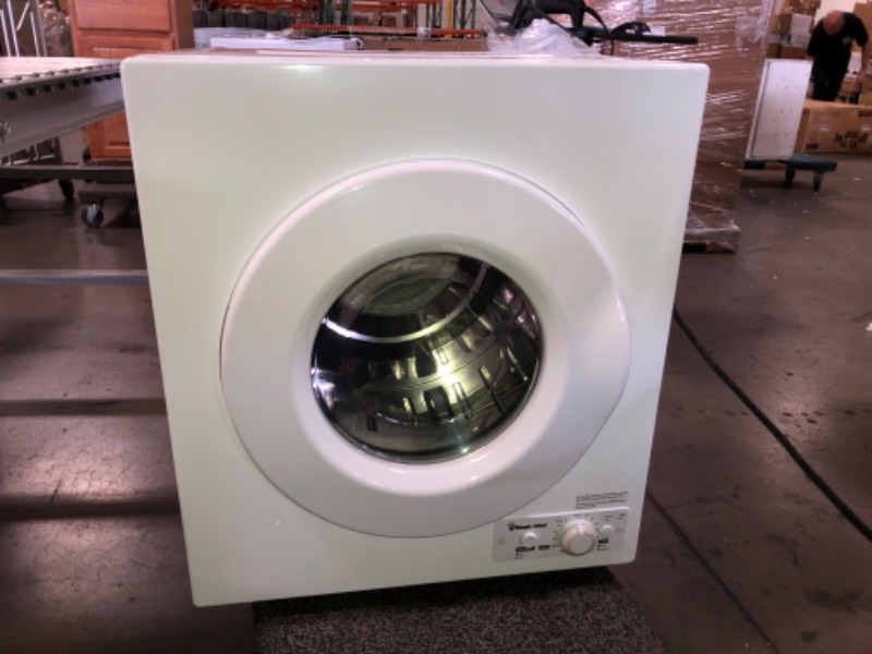 Photo 4 of Magic Chef 3.5 cu. ft. White Compact Electric Dryer