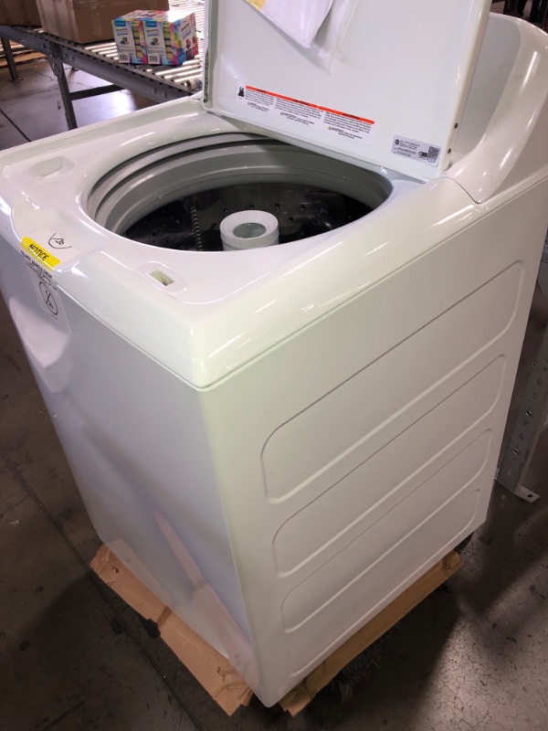 Photo 9 of Hotpoint 3.8 cu. ft. White Top Load Washer with Agitator