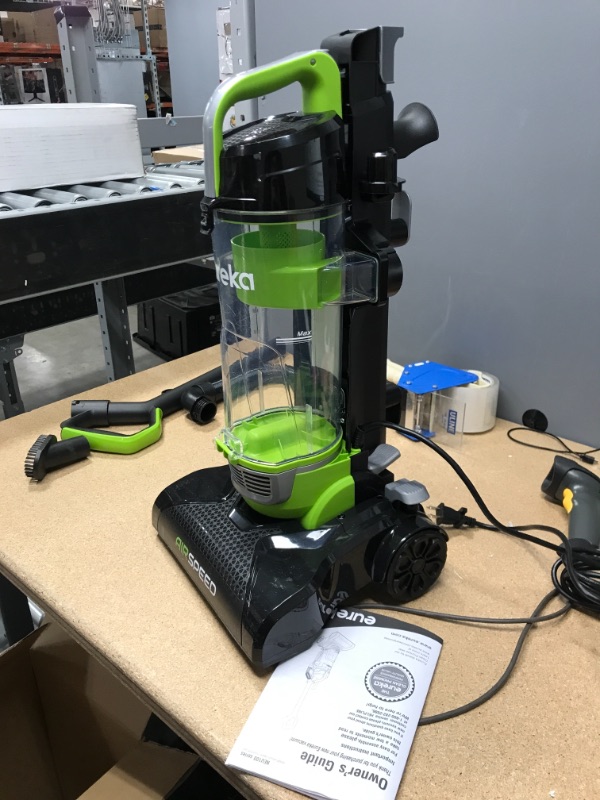 Photo 3 of EUREKA Airspeed Ultra-Lightweight Compact Bagless Upright Vacuum Cleaner, Replacement Filter, Green AirSpeed + Replacement Filter
