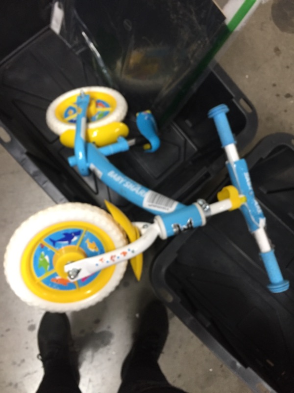 Photo 2 of BABY SHARK BALANCE BIKE FOR TODDLERS AGES 2-5