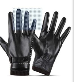 Photo 1 of SANKUU Women Leather Gloves, Fleece Lined Winter Warm Gloves with Full-Hand Touchscreen 2 pack 
