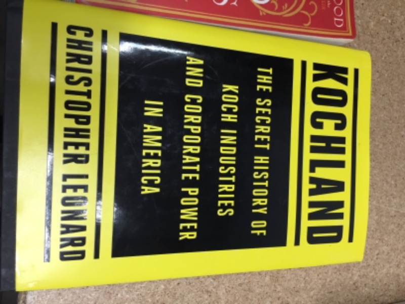 Photo 3 of BOOK BUNDLE*
 Kochland: The Secret History of Koch Industries and Corporate Power in America
Blood Sisters : The True Story Behind the White Queen. Sarah Gristwood (Paperback)
