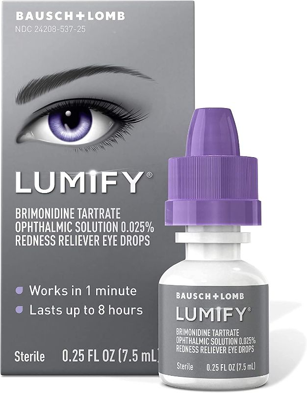 Photo 1 of LUMIFY Redness Reliever Eye Drops 0.25 Ounce (7.5mL) 2 pack 
