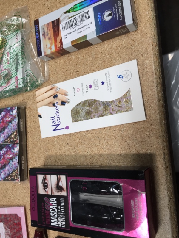 Photo 1 of NON-REFUNDABLE BAG OF ASSORTED MAKE UP AND NAIL ART 