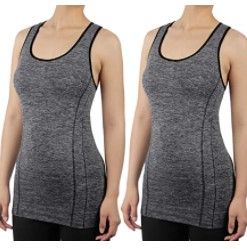 Photo 1 of iloveSIA 2 Packs Sport Racerback for Women Supportive Workout Yoga Tank Tops
