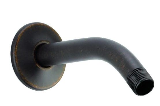 Photo 1 of 6 in. Shower Arm and Flange in Venetian Bronze
