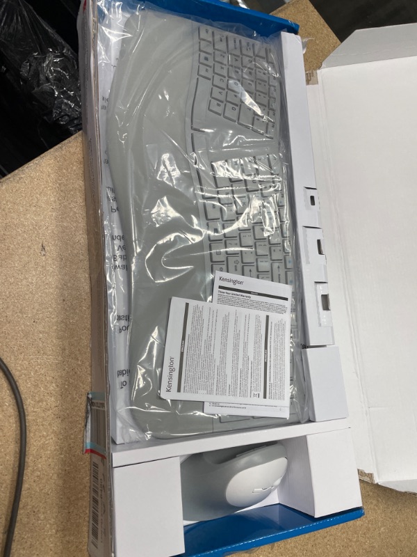 Photo 2 of Kensington Pro Fit Ergonomic Wireless Keyboard and Mouse - Grey (K75407US)
