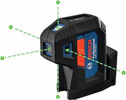 Photo 1 of Bosch
125 ft. Green 5-Point Self-Leveling Laser with VisiMax Technology, Integrated MultiPurpose Mount, and Hard Carrying Case