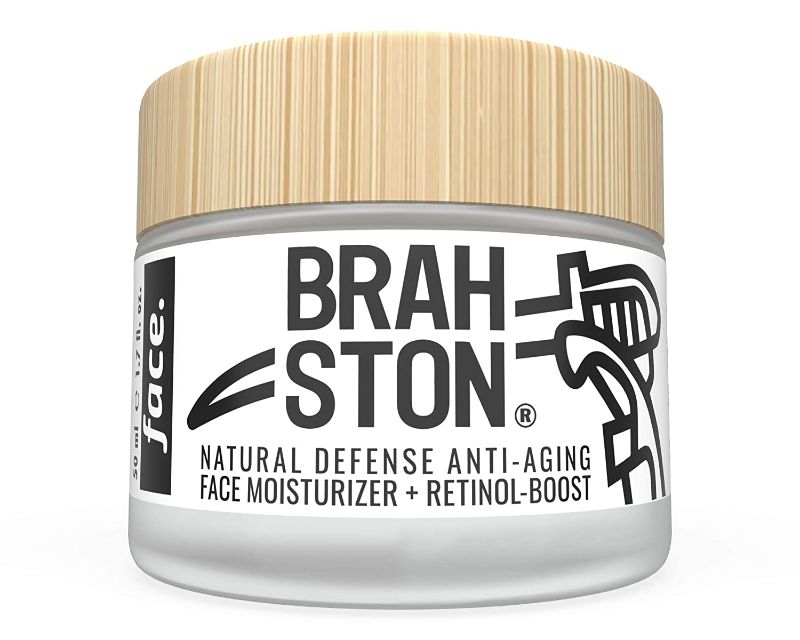 Photo 1 of **EXP 03/2022**BRAHSTON | NATURAL DEFENSE ANTI-AGING FACE MOISTURIZER + RETINOL-BOOST | 98% Natural | Strong + Effective | Creamy, Hydrating, Nourishing, Fast-Absorbing Daily Face Lotion | 1.69 Fl. Oz.
