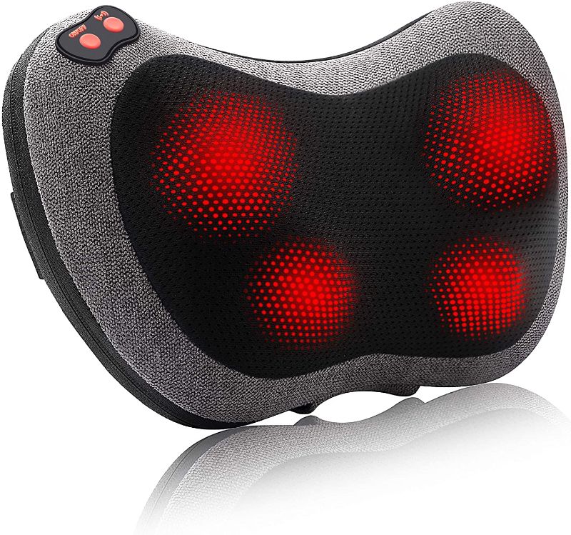 Photo 1 of Papillon Back Massager with Heat,Shiatsu Back and Neck Massager with Deep Tissue Kneading,Electric Back Massage Pillow for Back,Neck,Shoulders,Legs,Foot,Body Muscle Pain Relief,Use at Home,Car,Office

