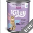 Photo 1 of  Kitzy Wet Cat Food, No Added Grain, Pate, 12.5oz (12 Pack) EXP: SEP,12/2024*
