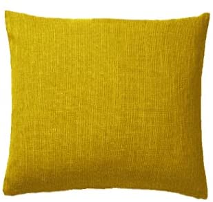 Photo 1 of Essencea Yellow Jute Cushion Covers | Set of 2 | Decortive | Bedroom | Living Room | Car (16 x 16 Inch) ……
