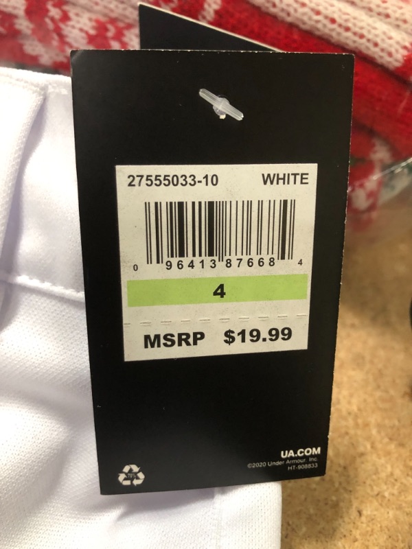Photo 1 of Under Armour Boys' Baseball Pant size 4 
