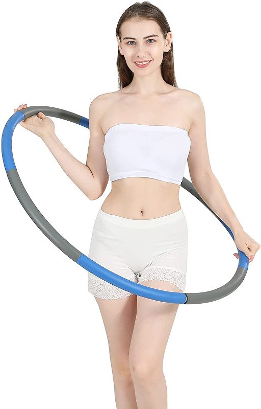 Photo 1 of Exercise Hoop for Adults?Hoola Hoop for Lose Weight Fast by Fun Way to Workout?8 Section Detachable Design Portable Fitness Hoop
