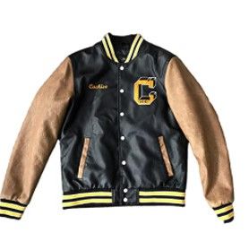 Photo 1 of Cochise Cooley High School Varsity Letterman Leather Bomber Jacket, XXL
