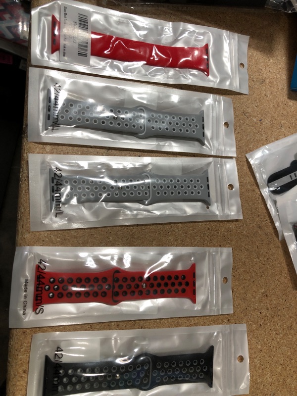 Photo 1 of 5PCK-APPLE WATCH BANDS- MISCELLANEOUS SIZES