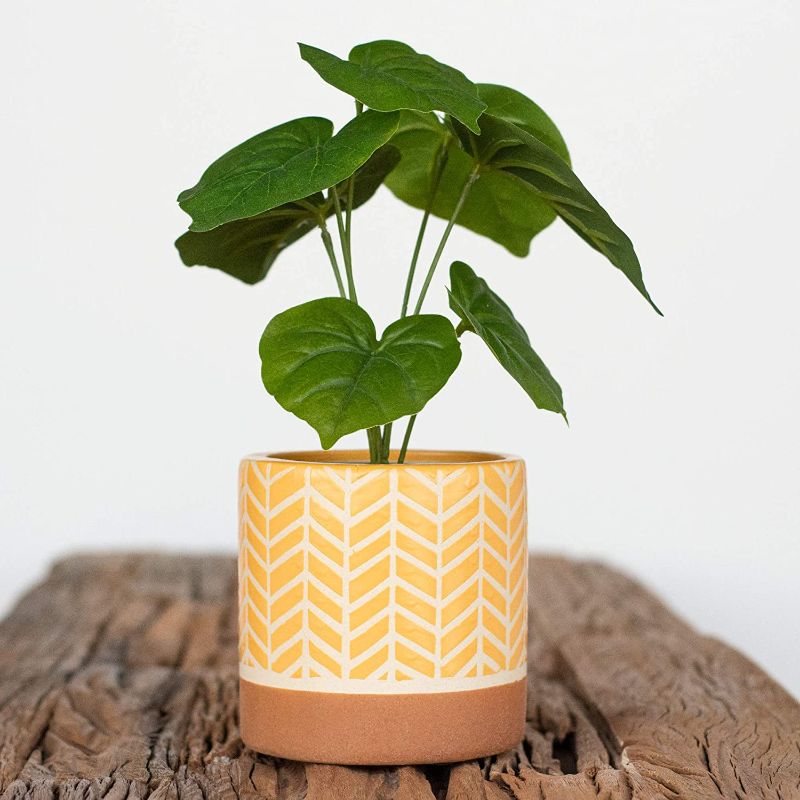 Photo 1 of Heav - Fake Plant - Artificial Plant Indoor Home Decor - Ceramic Potted Plant Handmade