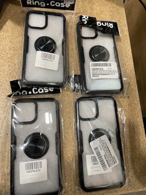 Photo 1 of NONREFUNDABLE- 4PCK- IPHONE 12 PRO/12 PHONE CASES 