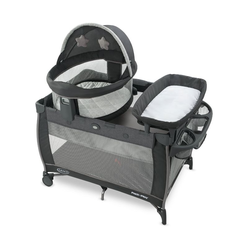 Photo 1 of Graco Pack N Play Travel Dome Lx Playard, Redmond Grey
