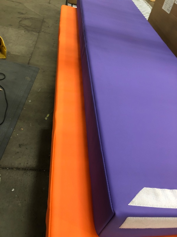 Photo 1 of CHILDREN'S FACTORY PLAY MATS MISC***68 X 18IN X 5IN***PURPLE AND ORANGE
