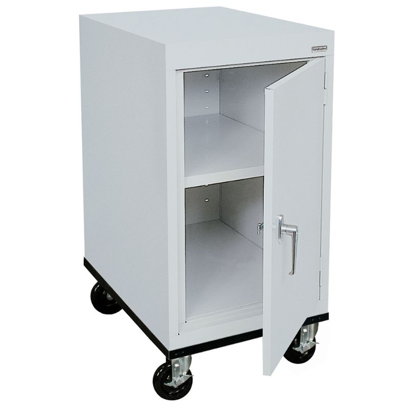 Photo 1 of **DAMAGED** SANDUSKY TA11182430-05 Mobile Storage Cabinet,Welded,Dove Gray
