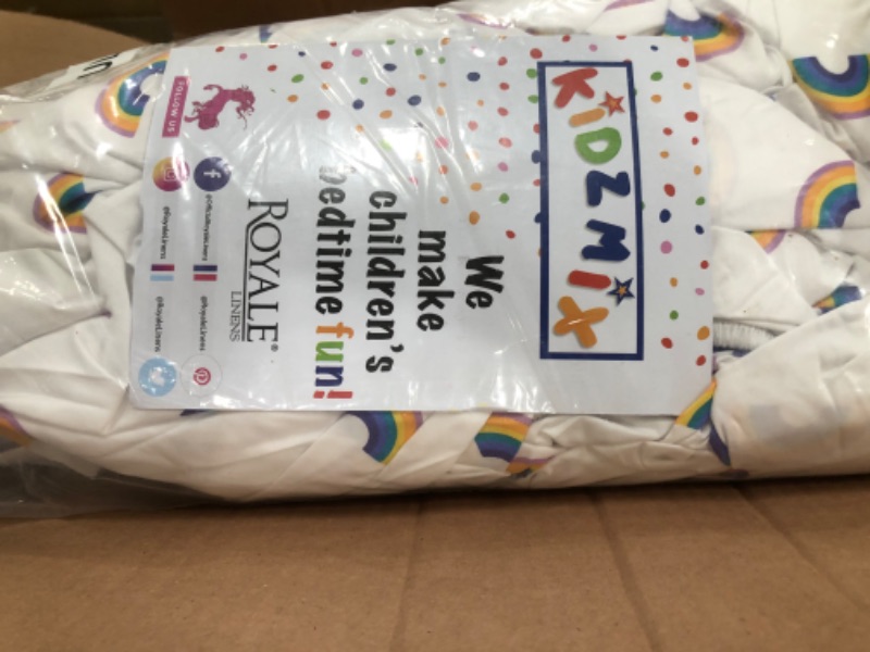 Photo 1 of Kidz Mix Magical Unicorn Bed in a Bag, Queen