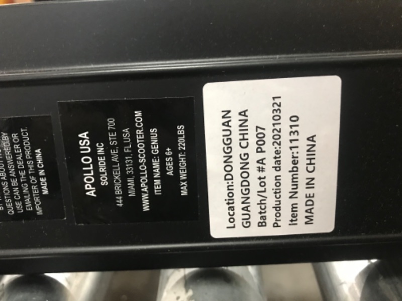 Photo 2 of APOLLO Pro Scooter Genius 4.0 - Pro Scooters for Teens, Adults and Kids - Cool Trick Scooters for Stunts, Freestyle Stunt Scooter, BMX Scooter, 220LBS
