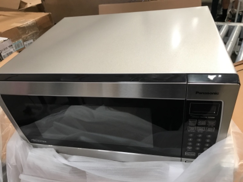 Photo 3 of Panasonic Microwave Oven NN-SN766S Stainless Steel Countertop/Built-In with Inverter Technology and Genius Sensor, 1.6 Cubic Foot, 1250W
