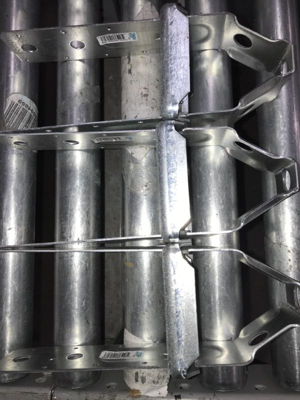 Photo 1 of Simpson Strong-Tie PBS ZMAX Galvanized Standoff Post Base for 4x4 Nominal Lumber-3 pack