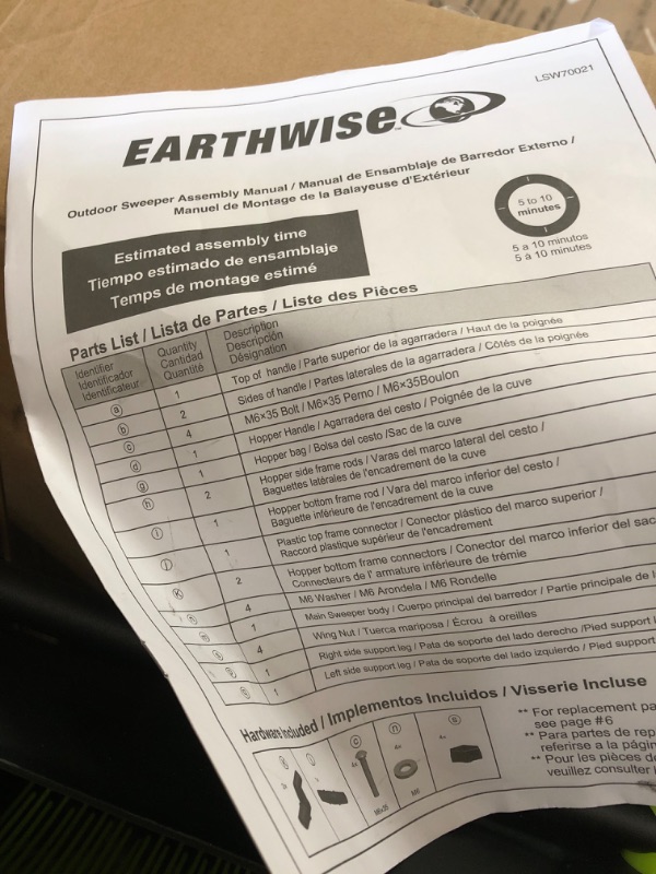 Photo 4 of Earthwise 21" Lawn Sweeper LSW70021