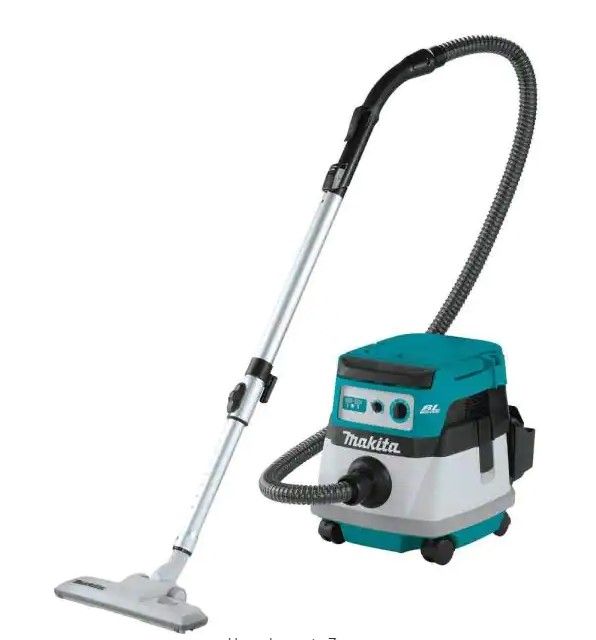 Photo 1 of Makita 18V X2 (36V) LXT Lithium-Ion Brushless Cordless 2.1 Gallon Wet/Dry Dust Extractor/Vacuum, Tool Only