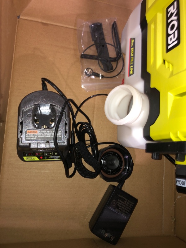 Photo 2 of RYOBI ONE+ 18V Cordless Electrostatic 0.5 Gal Sprayer with 2.0 Ah Battery and Charger