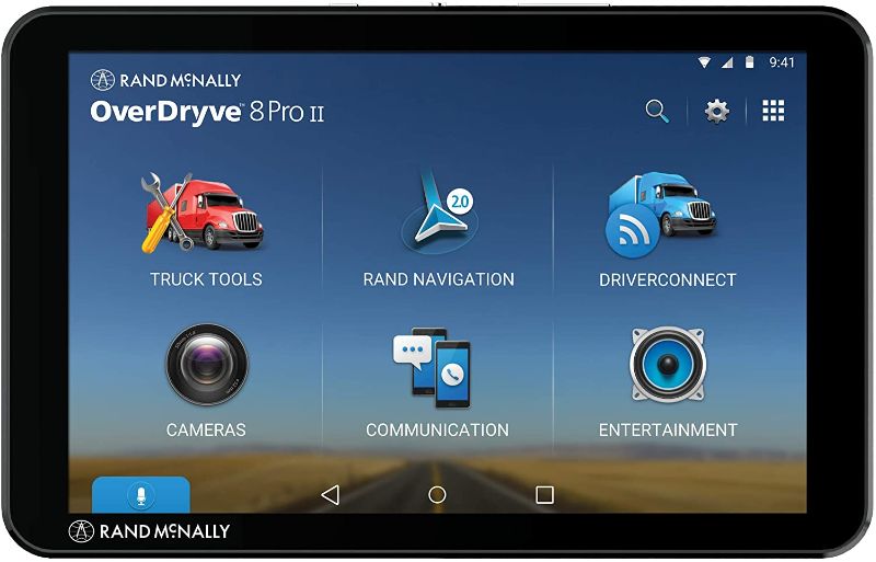 Photo 1 of Rand McNally OverDryve 7 Pro Gen 2, 7-inch GPS Truck Tablet, Easy-to-Read Display, Dash Cam, Custom Routing, and Satellite Radio (OD7PROII)
