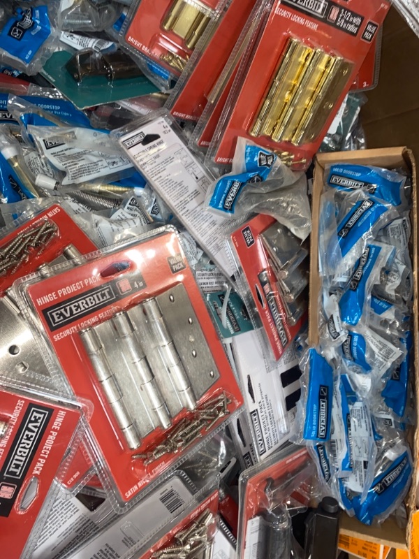 Photo 9 of ****Nonrefundable - Sold as is- ***Pallet of Assorted Door Hinges, Wall Door Stoppers, Radius Door Hinges, Hinge Pin Door Stoppers, Spring Door Stoppers, Floor Door stoppers & Chest Latches- different sizes, color and design ! 