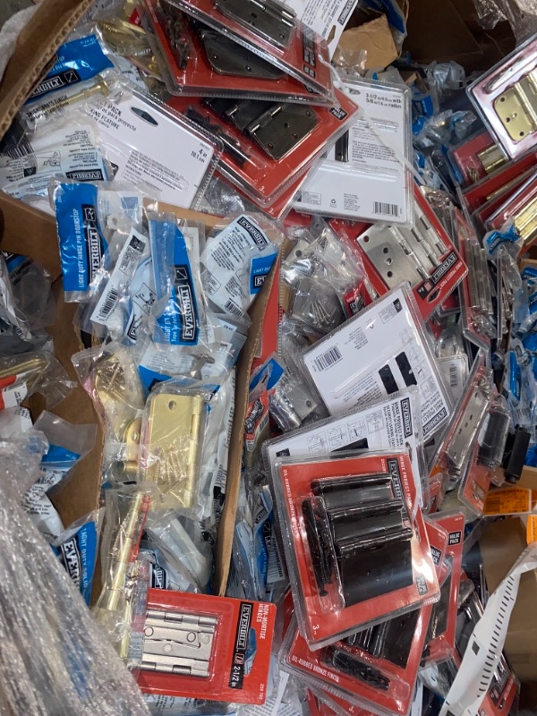 Photo 10 of ****Nonrefundable - Sold as is- ***Pallet of Assorted Door Hinges, Wall Door Stoppers, Radius Door Hinges, Hinge Pin Door Stoppers, Spring Door Stoppers, Floor Door stoppers & Chest Latches- different sizes, color and design ! 