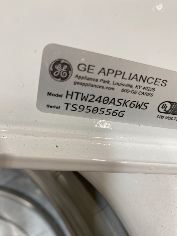 Photo 7 of Hotpoint 3.8 cu. ft. White Top Load Washer with Agitator
