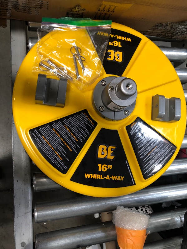 Photo 3 of **USED** B E Pressure 85.403.003 Whirl-A-Way, 4000 psi, 180 Degree F Temperature, 8.0 GPM, 16", Yellow
