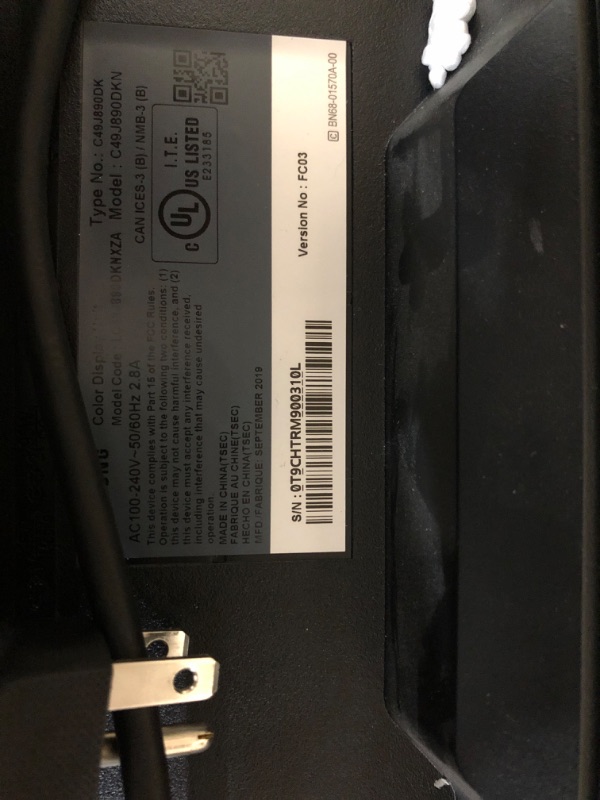 Photo 1 of USED**DAMAGED**PARTS ONLY**Samsung - 49" CJ890 Super Ultra-Wide Curved Monitor (HDMI)
SCREEN IS DAMAGED**